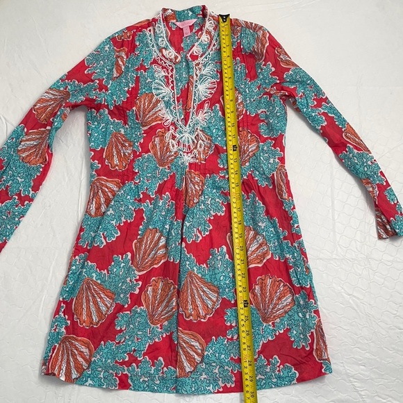 Lilly Pulitzer Sarasota Tunic in Watermelon Coralina S - Picture 10 of 15